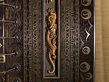 Koto (箏), Metalwork by Goto Teijo, 9th generation Goto master, Japan (1603–1673), Various woods, ivory and tortoiseshell inlays, gold and silver inlays, metalwork, cloth, laquer, paper,, Japanese