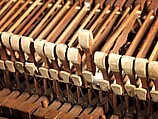 Grand Piano, Bartolomeo Cristofori (Padua 1655–1731 Florence), Cypress, boxwood, paint, leather, fir, Italian (Florence)