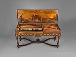 Clavichord, Attributed to Christian Kintzing (German, Neuwied 1707–1804 Neuwied), Wood, ebony, bone, walnut, paint, metal, German