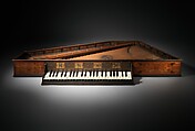 Spinet, Wood, parchment, ivory, paint, Italian