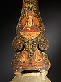 Sgra-Snyan, Carved wood, skin, gesso, gilding, Tibetan