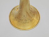 Tenor valve trombone, Adolphe (Antoine Joseph) Sax (Belgian, Dinant, Belgium 1814–1894 Paris), Brass, white metal, cork, French