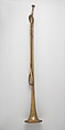 Fanfare trumpet in E-flat, Adolphe (Antoine Joseph) Sax (Belgian, Dinant, Belgium 1814–1894 Paris), Brass, French