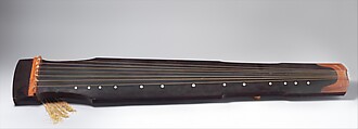 Guqin (古琴 ), Wood, horn, silk, mother-of-pearl, Chinese