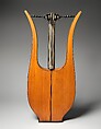 Lyre Guitar, Spruce, cedar, ebony, brass, ivory, French