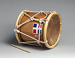 Tambora, wood, nylon rope, hide, Dominican Republic