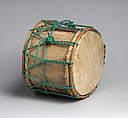 Bomba, Cristóbal Barahona  Ecuadorian, wood, hide, wire, cord, Afro-Ecuadorian