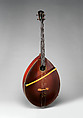 Mandobass, Gibson Mandolin-Guitar Manufacturing Co., Ltd. (American, founded Kalamazoo, Michigan 1902), Spruce, maple, mahogany, ivoroid, mother-of-pearl, nickel silver, brass, American