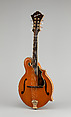 Mandolin, John Monteleone (American, Islip, New York born 1947), Bavarian spruce, red maple, Italian-American