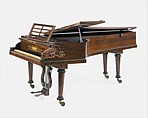 Grand Piano, John Broadwood & Sons, Rosewood veneer, oak, metal, ivory, ebony, maple, beech, brass, leather, British