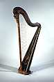 Pedal Harp, Cousineau Père et Fils, wood, metal, ivory, polycrome, French