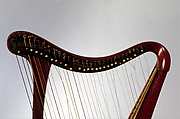 Portable Harp, Louis Joseph Domeny, Wood, various materials, French