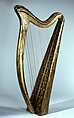 Portable Harp, John Egan (active ca. 1804–1841), Wood, various materials, Irish