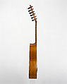 Guitar, Benito Sanchez de Aguilera (Spanish, Madrid, active 1790–1800), Spruce or fir top, cypress back and ribs, mahogany neck, rosewood fingerboard and frets, ebony nut, gut strings, Spanish