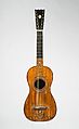 Guitar, Joseph Benedid (Cadiz, 1760–1836), Pine, ebony, maple, bone, mahogany, Spanish
