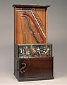 Barrel Piano, George Hicks (British, born England 1818–1863 Brooklyn, New York), Wood, various materials, American