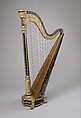 Pedal Harp, Lyon & Healy (American, Chicago, Illinois), Wood, metal, American