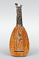 Thirteen-course lute, Thomas Edlinger German, Spruce, hardwood, yew, maple, ebony, bone, possibly fruitwood, paper