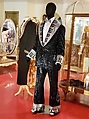 Piano Keys Suit, Jim Lapidus, Velvet, sequins, bugle beads, glass, crystal, rhinestones