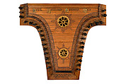 Reconstitution de Psaltérion, Auguste Tolbecque French, Softwood (spruce, walnut, pearwood), gut strings, paper, French