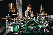 Drumkit for Alex González of Maná used during the 2023-2024 México Lindo y Querido tour, John Douglas  American, Maple and aluminum