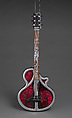 Ridgewing Guitar, Serial No. 4, Ridgewing Inc. American, Investment-cast aluminum body frames; carbon-fiber grilles; rosewood fingerboard; composite neck; self-tuning headstock; under-saddle piezo pickup; integrated preamp; LED light-show system