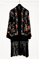 Floral patterned shawl with tassels, Jimmy Page (British, Heston, born 1944), Pashmina wool