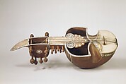 Sārindā, Teak, parchment, ivory, horsehair, Indian