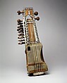 Sarangi, Wood, parchment, ivory, gut, metal, Indian