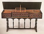 Virginal, Arnold Dolmetsch (French, born Le Mans, France 1858–1940 Haslemere, Surrey, England)  , Chickering & Sons, Wood, brass, ebony, ivory, American
