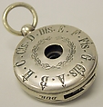 Round Pitch Pipe, Metal, German