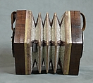 Concertina, Charles Wheatstone (1802–1875), Rosewood, nickel-silver, leather, paper, ivory, tortoiseshell; case of mahogany, British