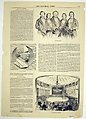 The Distin Family newspaper illustration, Newspaper, American