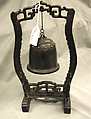 Bell and Stand, Brass, Chinese
