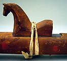 Chotonka-Chanta-Ki-Yapi, Wood, hide, Native American (Sioux or Dakota)