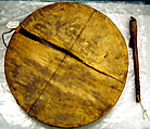 Frame Drum, Chippewa Tribe (Algonquin family), wood, skin, cord, Native American (Chippewa)