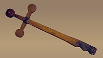 Frame Drum, wood, hide, paint, Native American (Tsa-Tinne?, Northern Athapascan) or (Southern Plains)