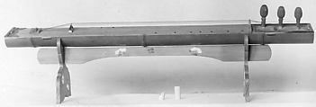 Sangenkin ( 三弦琴 ), Wood, bamboo, ivory, silk strings, Japanese