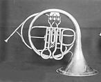 Valve Horn in B-flat, Ferdinando Roth Italian, Brass, Italian
