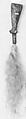 Rattle, bladder, hide, beads, horsehair, Native American (Apache)