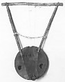 Lyre, Wood, skin, various materials, East African