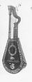 Harp Lute, Edward Light (British, London ca. 1747–ca. 1832 London), wood, various materials, British