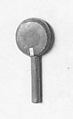 Rattle, wood, paint, Native American (Koluschan or Tlingit, probably)