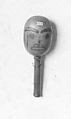 K'el-hitaga'ngo (rattle), wood, pebbles, polychrome, Native American (Ahtna)