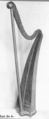 Hook Harp, Martin Eggert (died 1848), Maple, spruce, metal, German