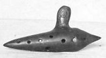 Ocarina, C. Ficinelli  Italian, clay, Italian