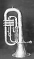 Bass Saxhorn or Euphonium in B-flat, Gautrot Brevete  French, brass, French