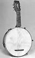 Cither Banjo, Karl Schamal Czech, brass, parchment, wire, Austrian