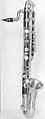 Contrabass Clarinet in B-flat, Besson & Co., maple, nickel-silver, cocus, reed, British