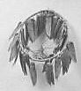 Rattle, Wood, beetle's wings, cord, Native American (Guyanese - Demerara)